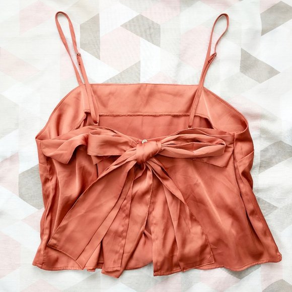Forever 21 Tops - Forever 21 Contemporary Satin Cropped Cami Size L